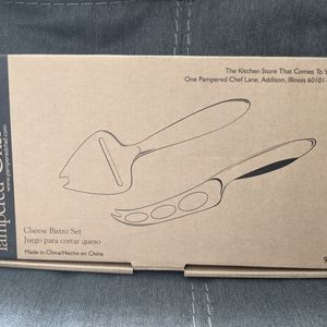 Cheese knife set  by pampered chef